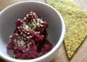 Beetroot Hummus Cookalong MetaWell BANT Nutritionist Minna Wood Bracknell